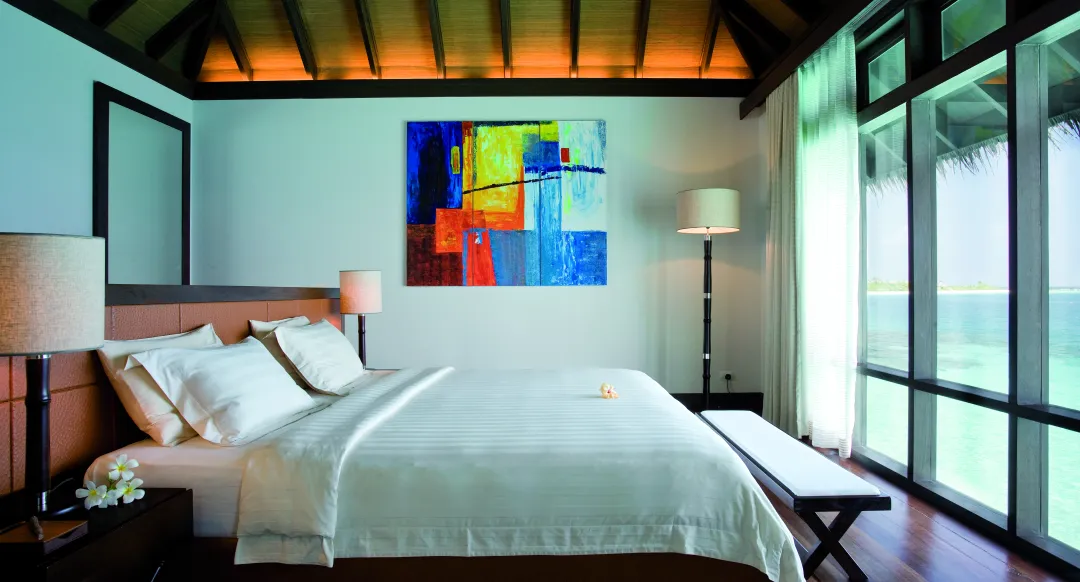Escape Water Villa with Pool - Bedroom View