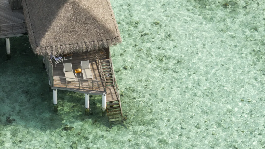 Constance Moofushi - Water Villa - Aerial View