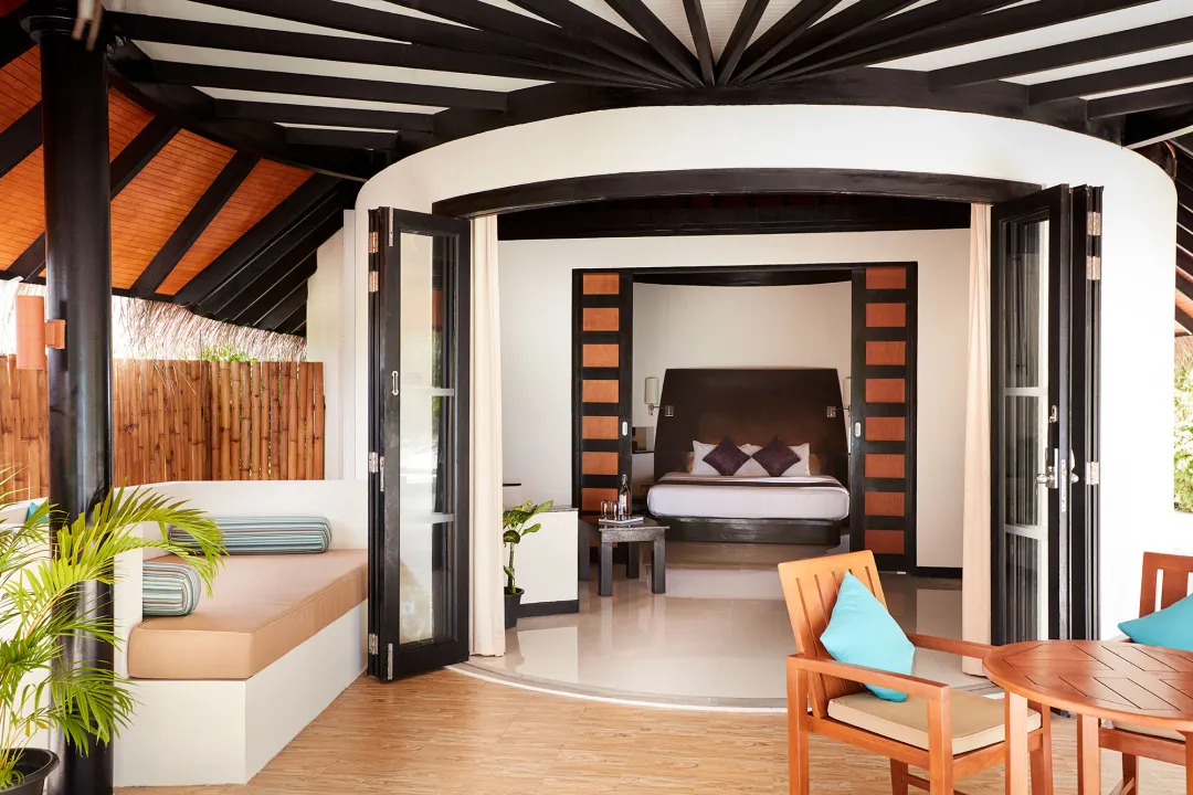 Family Deluxe Beach Villa with Pool -Terrace Seating Aeria