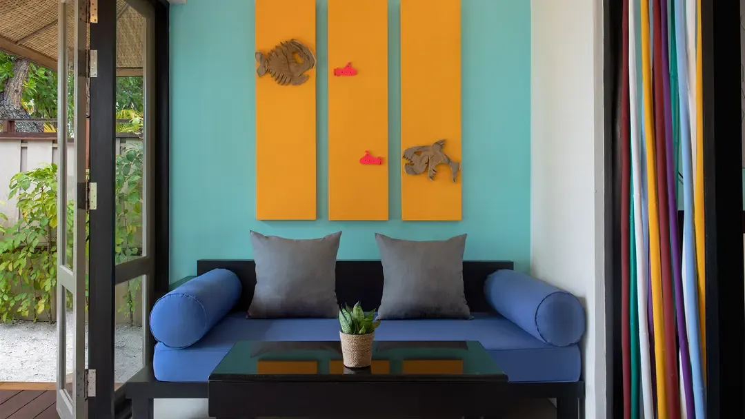 Beachfront Rainmist Villa -Seating Aeria