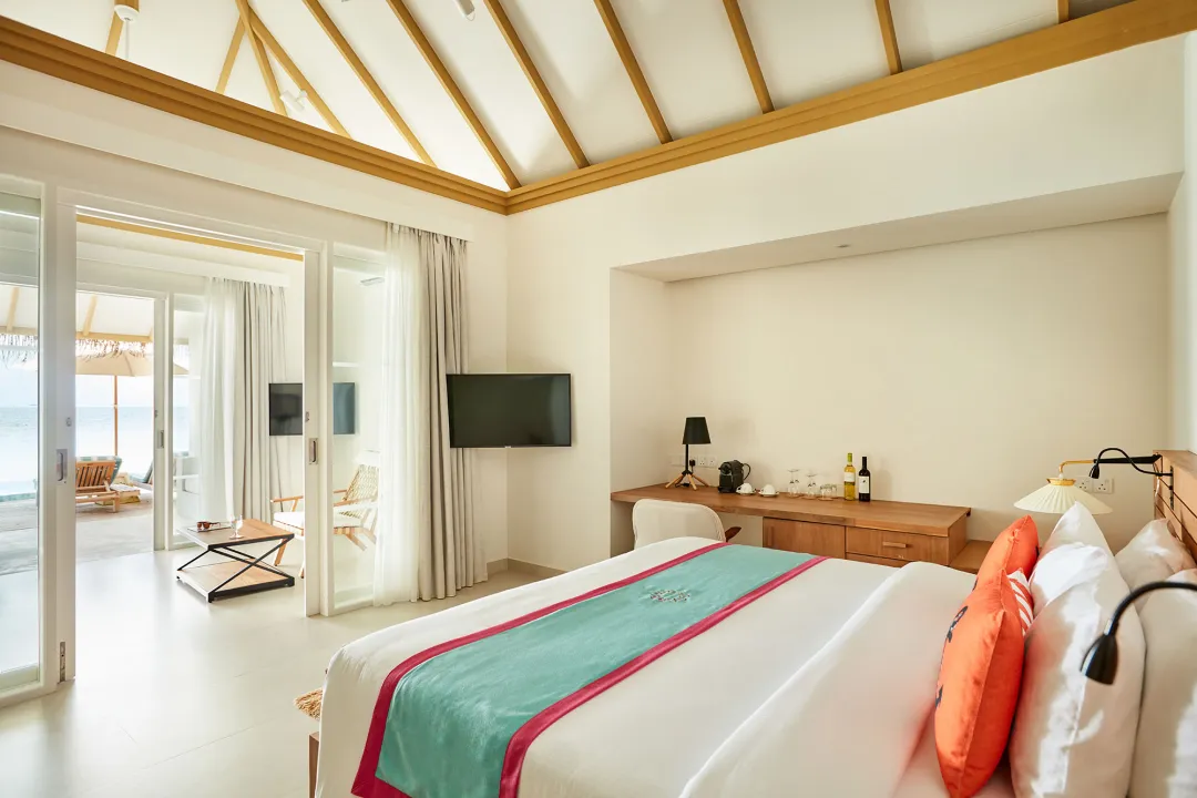 Family Beach Villa with Pool - Bedroom View