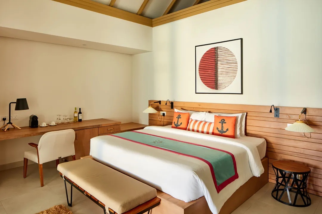 Family Beach Villa with Pool - Bedroom