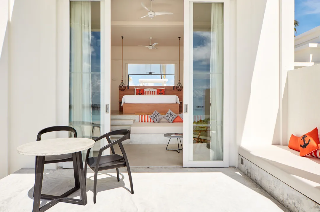 Grand Beach Villa with Pool - Terrace Seating