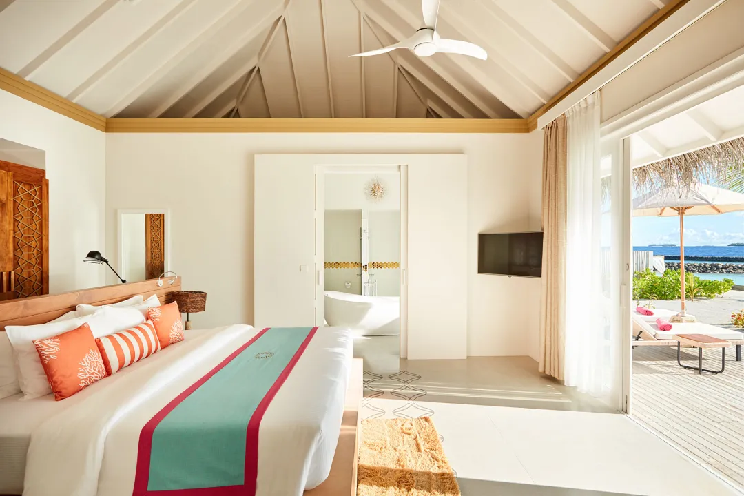 Two Bedroom Beach Residence with Pool - Bedroom View
