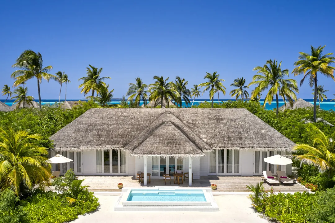 Two Bedroom Beach Residence with Pool - Villa Over View