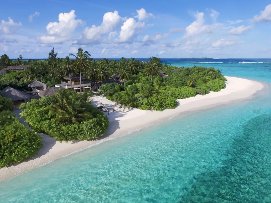 Six Senses Laamu - Resor Aerial View