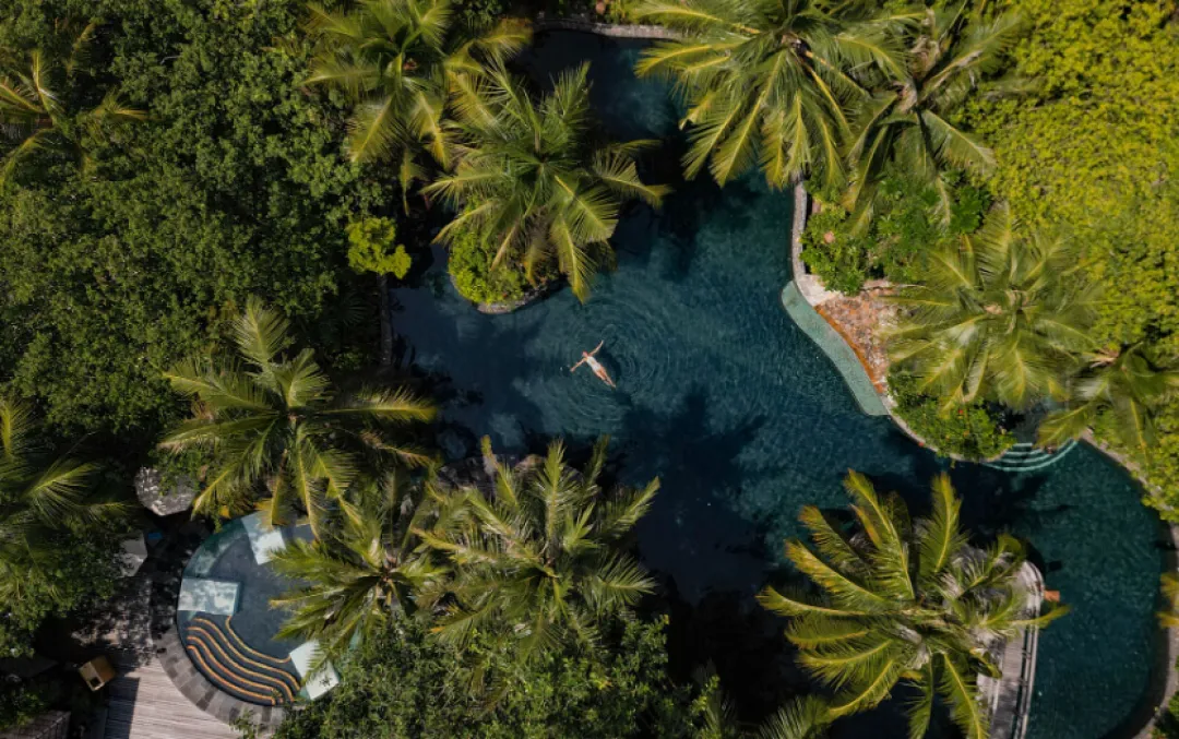 JA Manafaru - Pool Over View