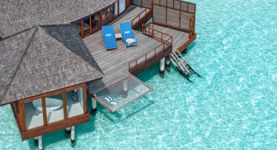 SUNSET OVER WATER VILLA - Villa Over View