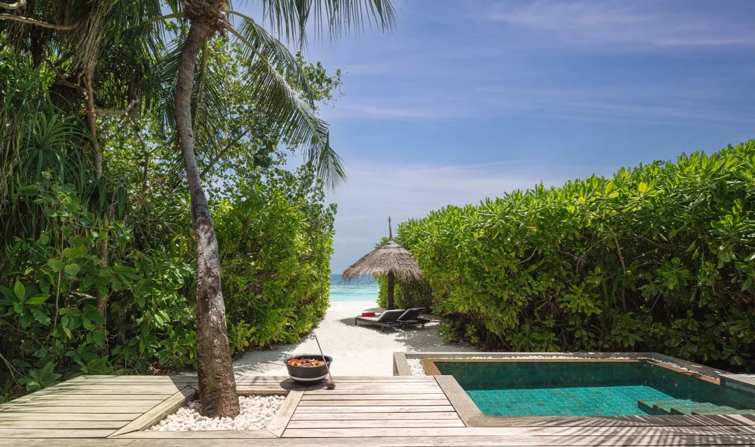 NH Collection Maldives Havodda Resort -Beach Pool Villa Terrace