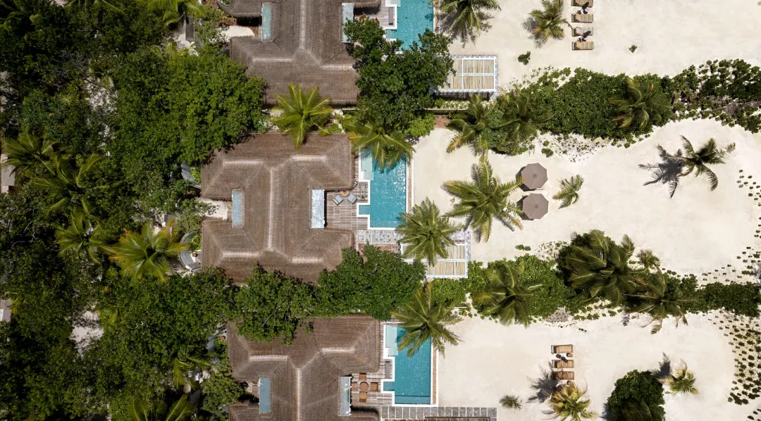 Six Senses Kanuhura - Beach Resort Aerial View