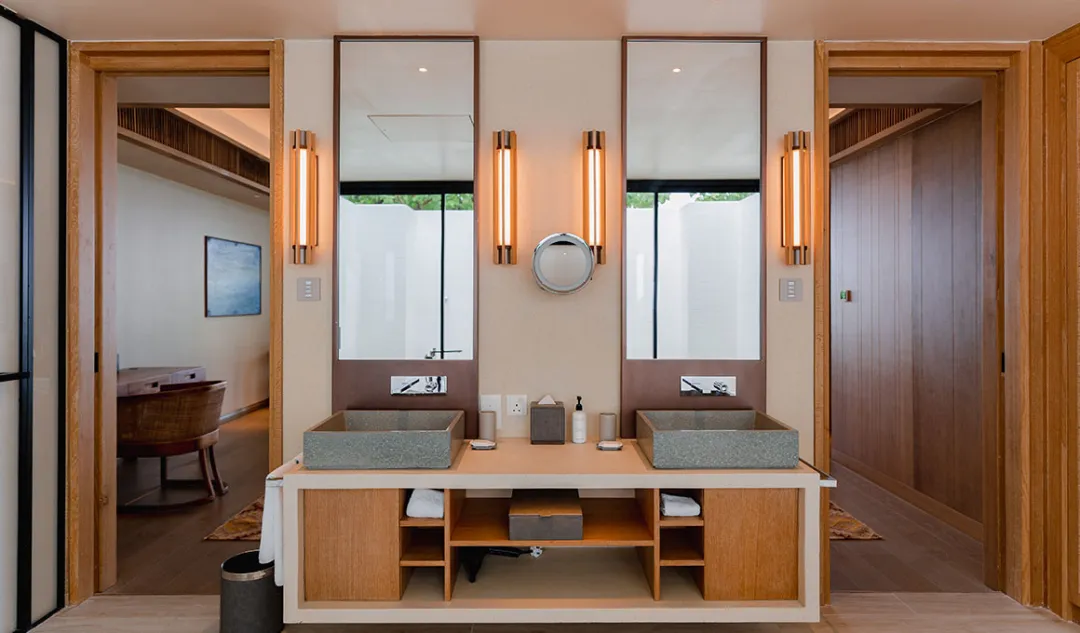 Kuda Villingilli - Sunset Beach Villa with Pool - Double sink
