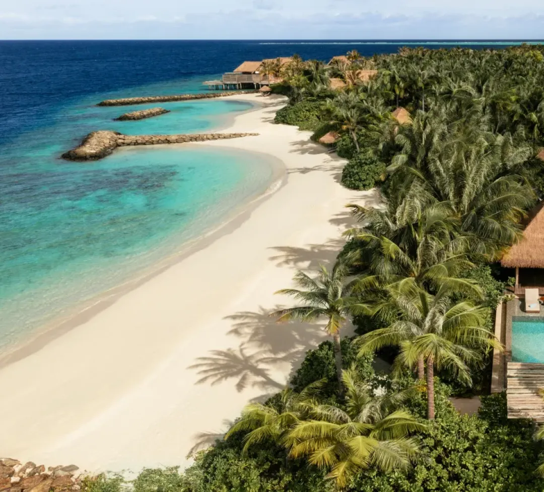 Waldorf Astoria Maldives Ithaafushi - Beach View