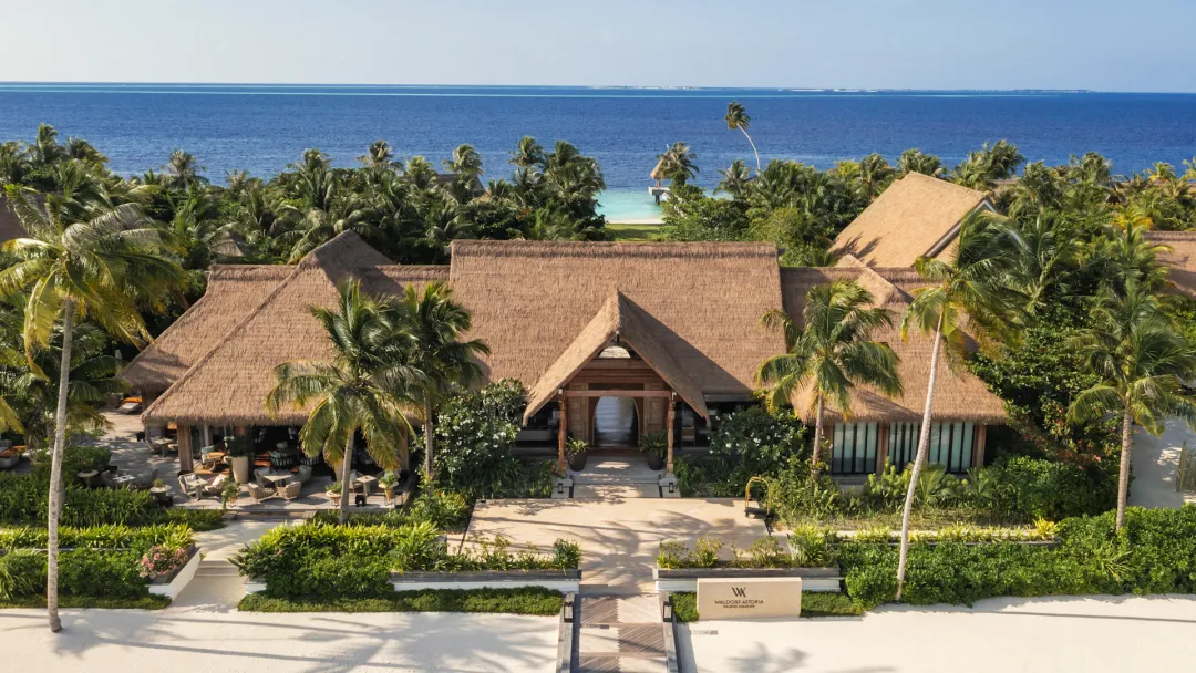 Waldorf Astoria Maldives Ithaafushi - Resort Front View