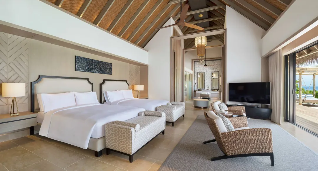 Beach Villa with Pool - Two Queen Bed with View