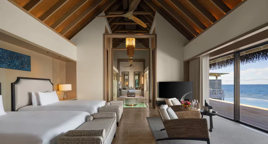 Grand Overwater Villa with Pool - Two Twin Bed