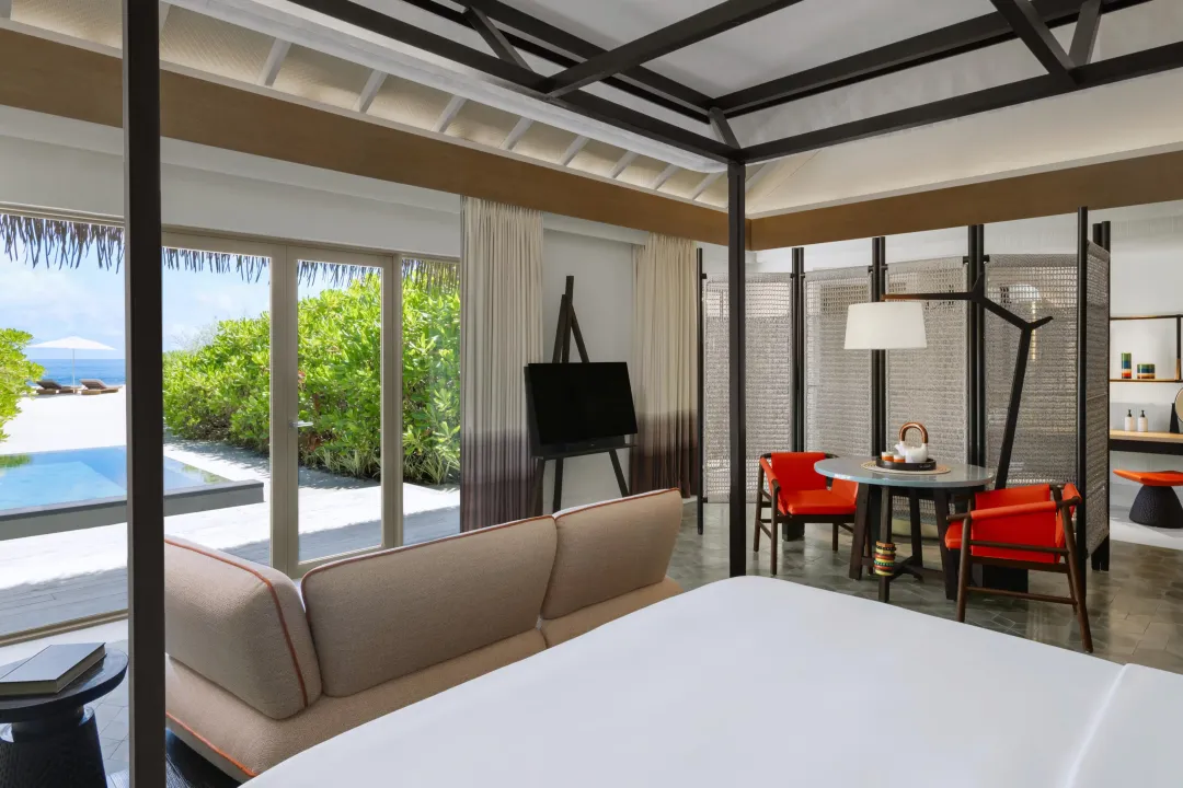 Beach Pool Villa - Bedroom with Sea View