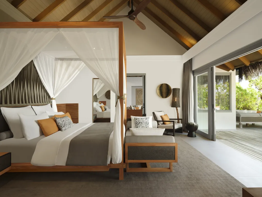 Vakkaru Maldives - One Bedroom Beach Pool Residence - Bedroom