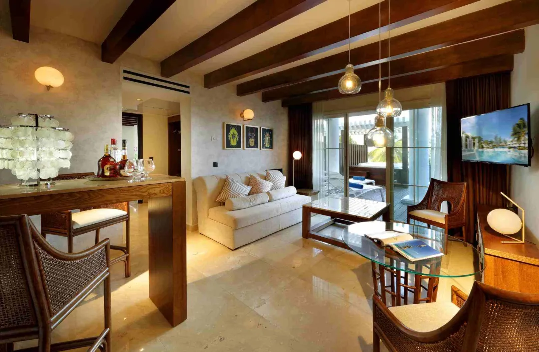 Ambassador Suite Ocean View -Seating Aeria