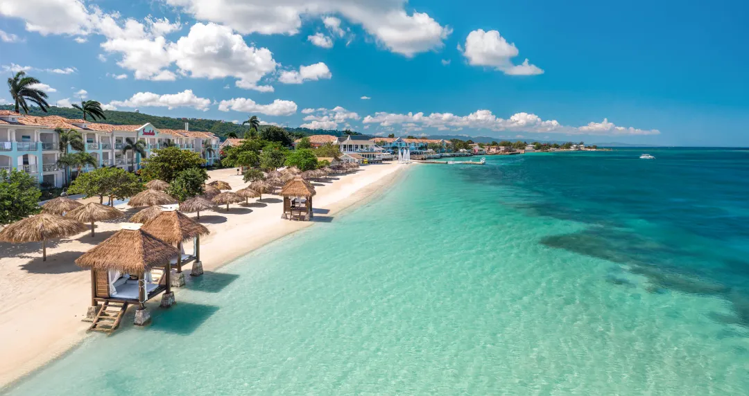 Sandals Montego Bay - Beach Cabana with Resort View