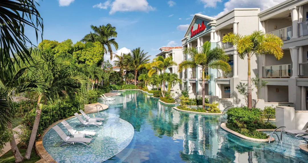 Sandals Montego Bay - Suite Access Pool Over View