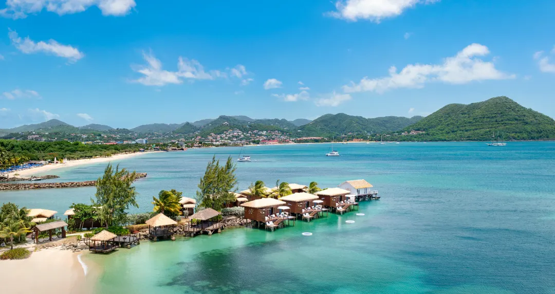 Sandals Grande St. Lucian - Water Villas View