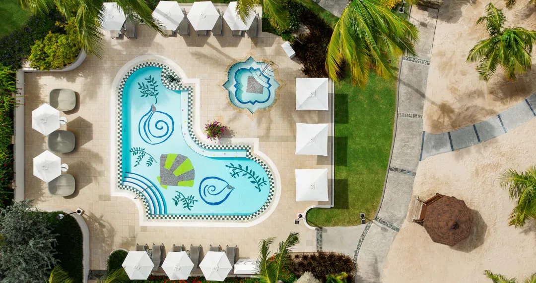 Sandals Grande St. Lucian - Pool Over View