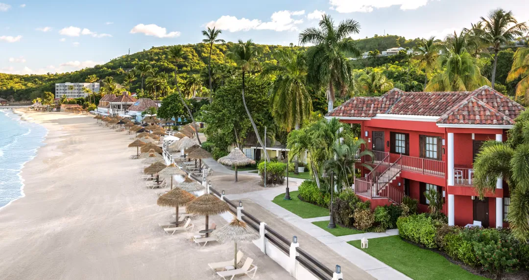 Caribbean Honeymoon Beachfront Butler Suite - OHS -Beach View