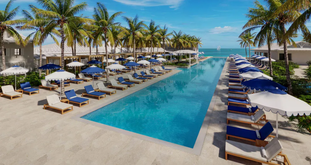 Sandals Caribbean Cay - Main Pool with Sea View