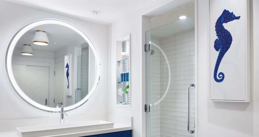 Caribbean Poolside Grande Luxe with Balcony Tranquility Soaking Tub - PG - Bathroom View