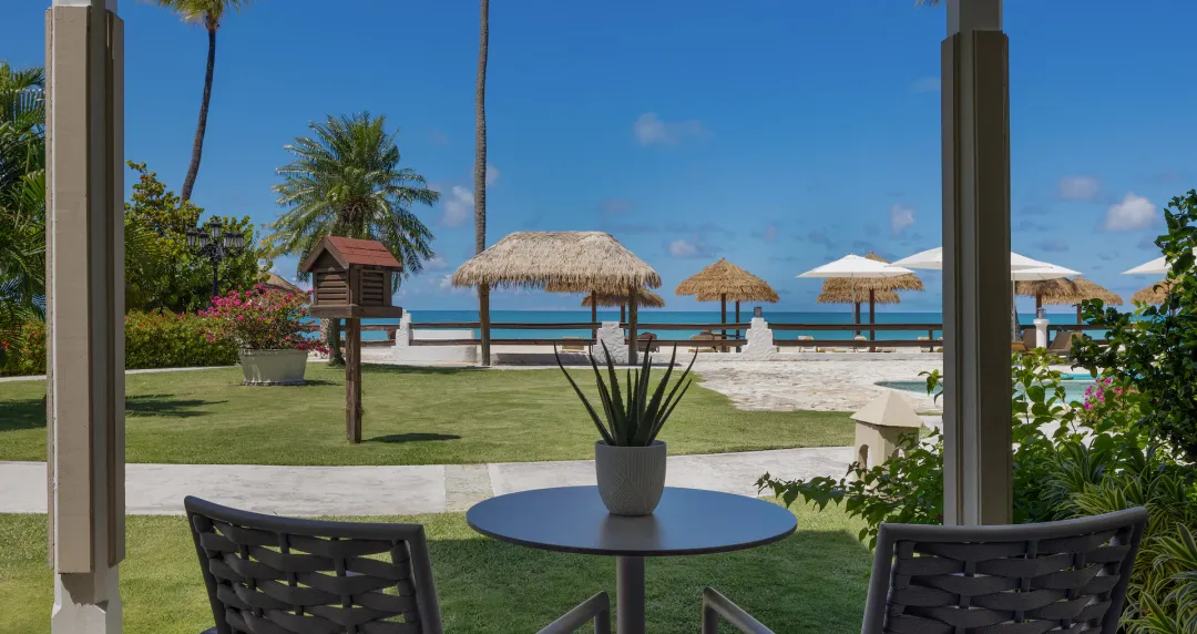 Sandals Grande Antigua - Terrace Lounge with Sea View