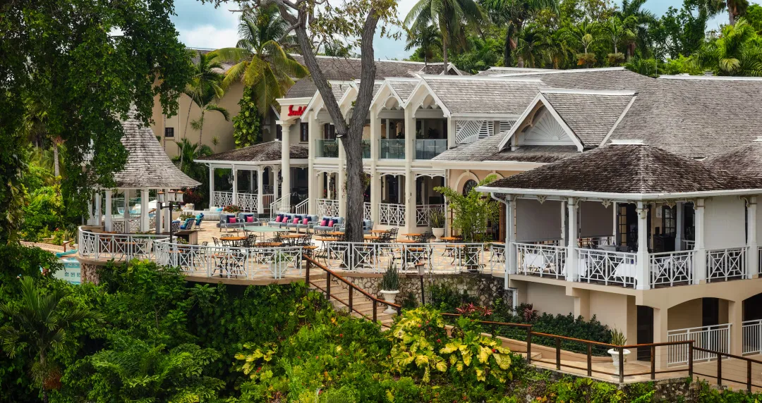 Sandals Royal Plantation -Hotel Outdoor Seating Aeria View