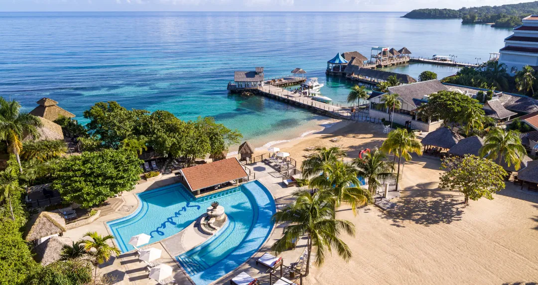 Sandals Ochi - Jetty Aerial View
