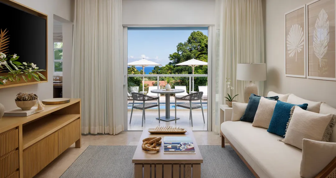 Villa with 4 One-Bedroom Butler Suites and Private Pool - 4N1 - Seating Aeria