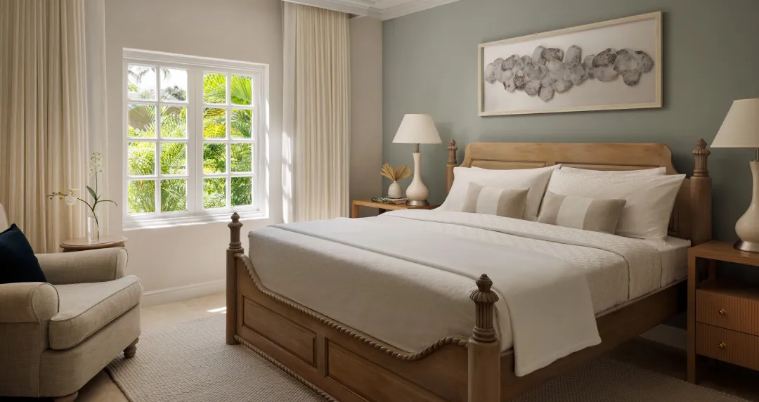 Oceanview One Bedroom Poolside Butler Villa Suite - OV1 - Bedroom