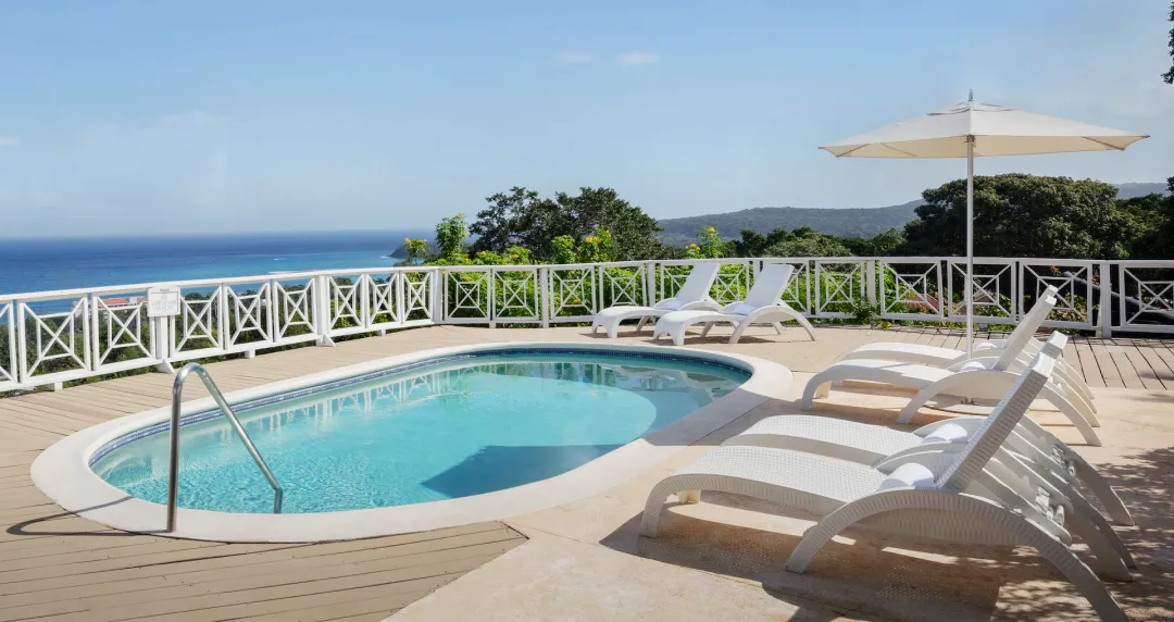 Oceanview One Bedroom Poolside Butler Villa Suite - OV1 - Pool View