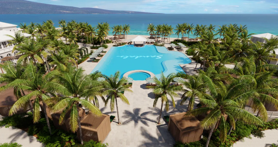 Sandals South Coast - Pool with Sea View