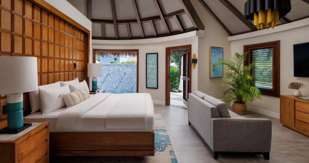 Rondoval Swim-up Butler Villa with Private Pool Sanctuary - RSUP - Bedroom