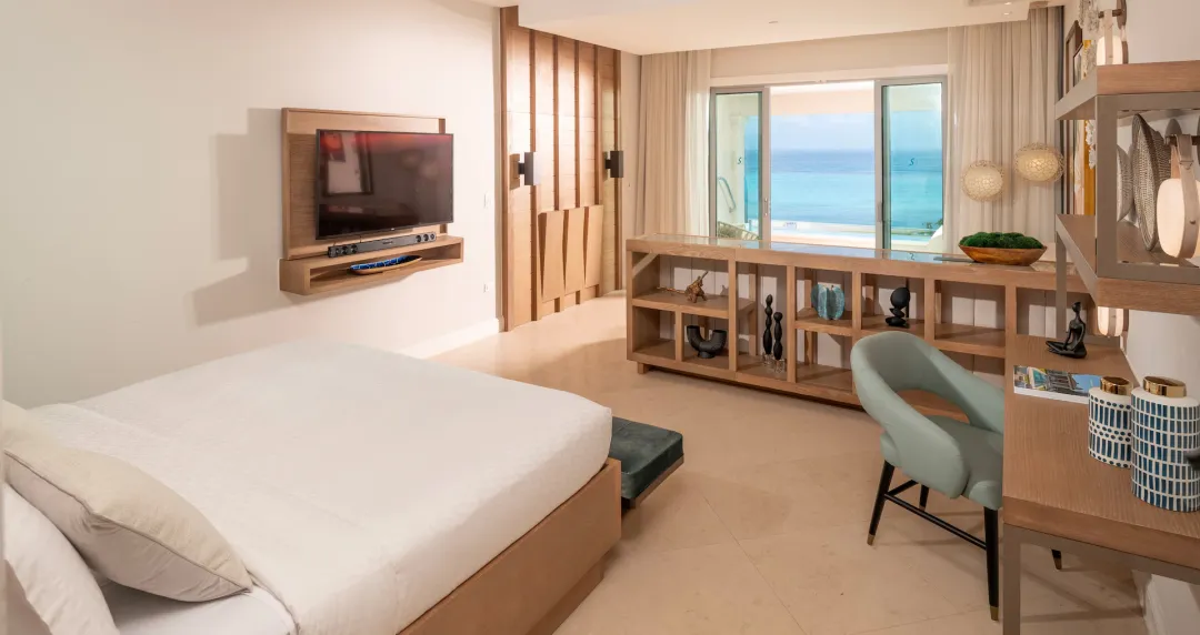 Tufa Terrace One Bedroom Skypool Butler Suite with Balcony Tranquility Soaking Tub - TSKY - Bathroom