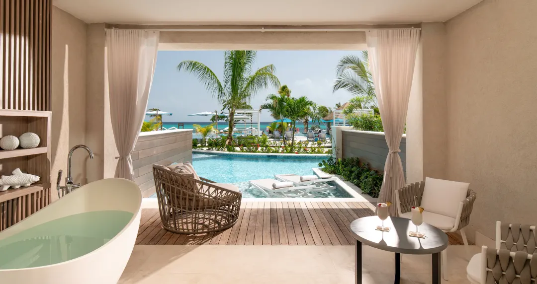 Tufa Terrace Swim-up One Bedroom Butler Suite with Patio Tranquility Soaking Tub - TSUP - Terrace Pool