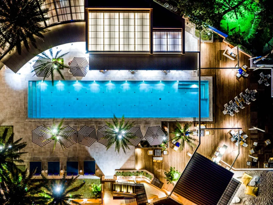 Salt of Palmar - Pool at Night