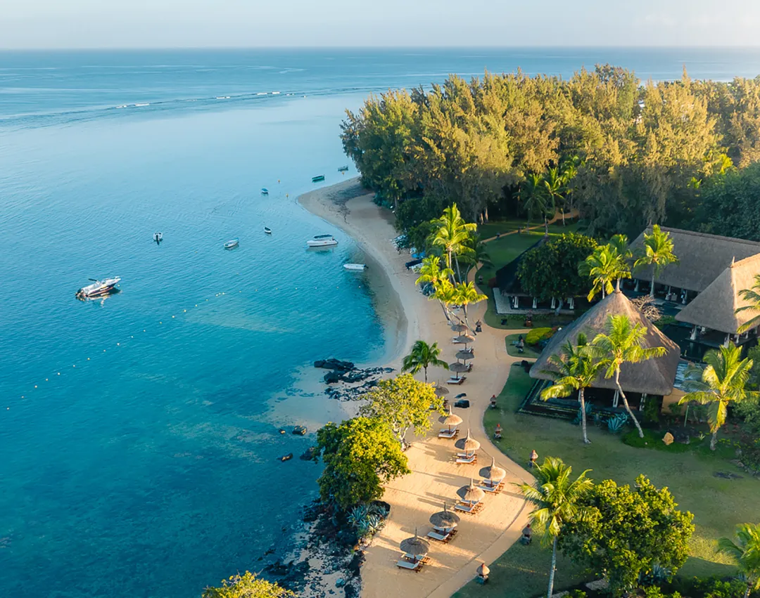 The Oberoi Beach Resort Mauritius - Aerial View