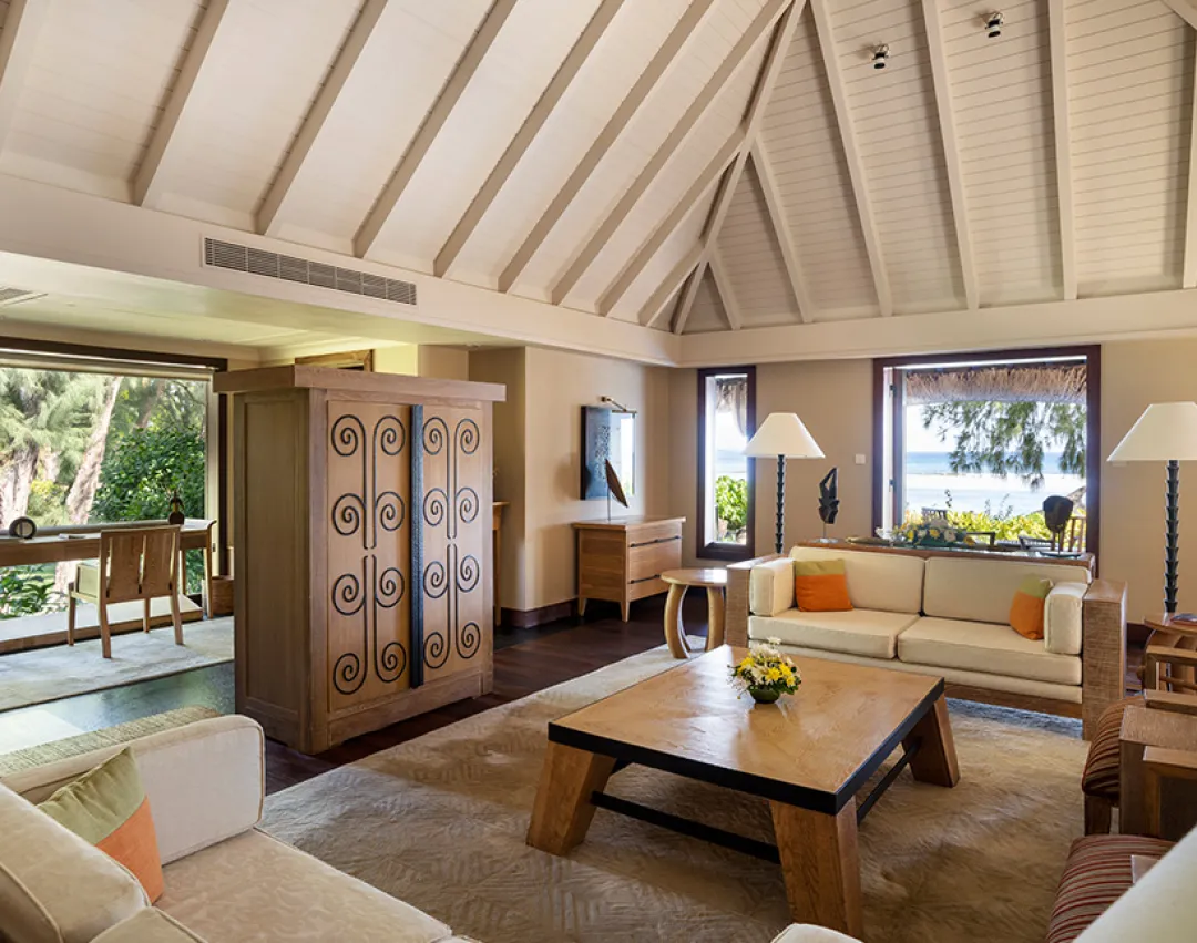 Presidential Ocean View Villa with Private Pool - Seating Aeria