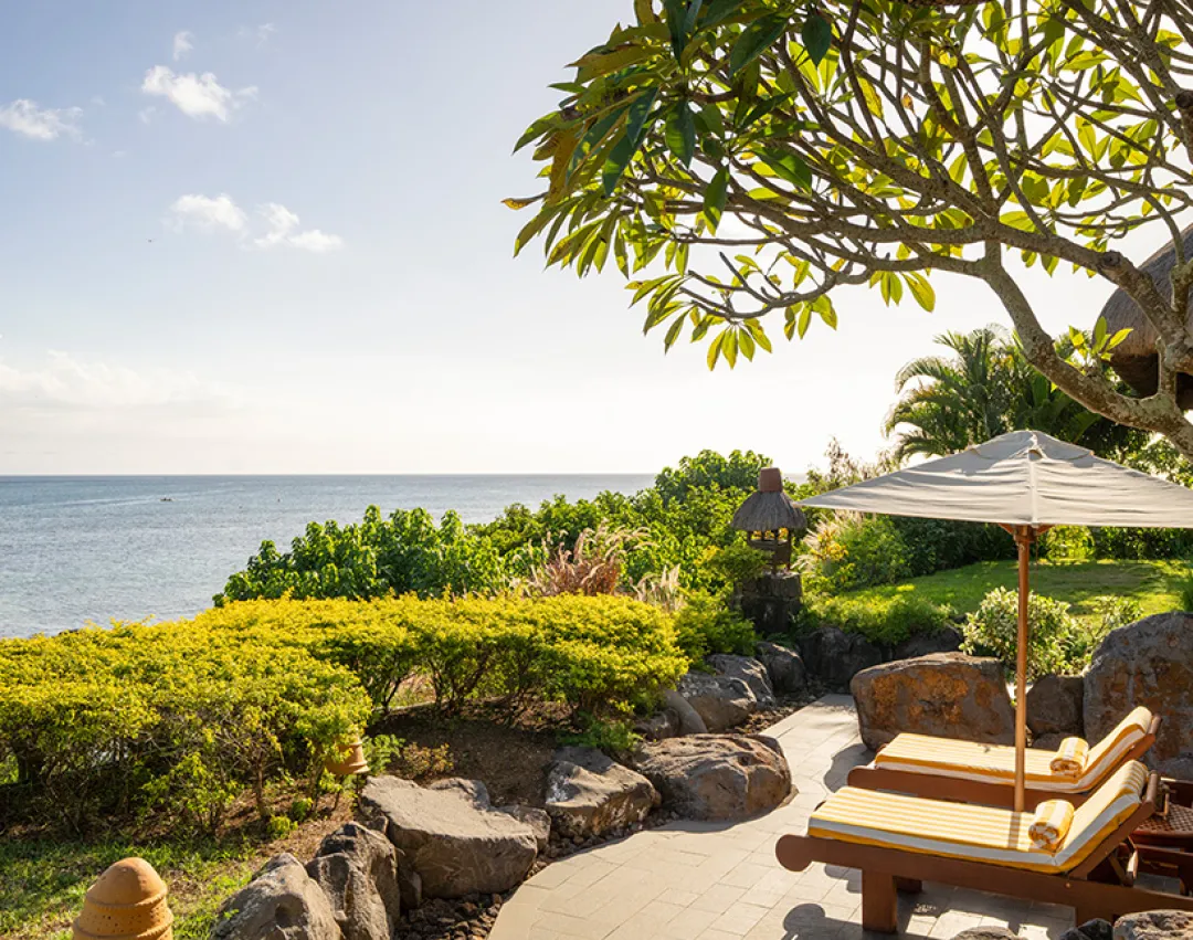 Royal Ocean View Villa with Private Pool - Sun Lounge