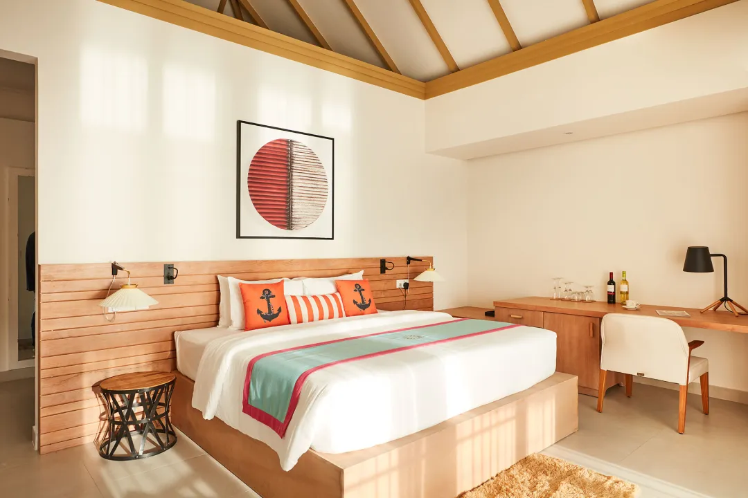 Beach Villa with Pool - Bedroom