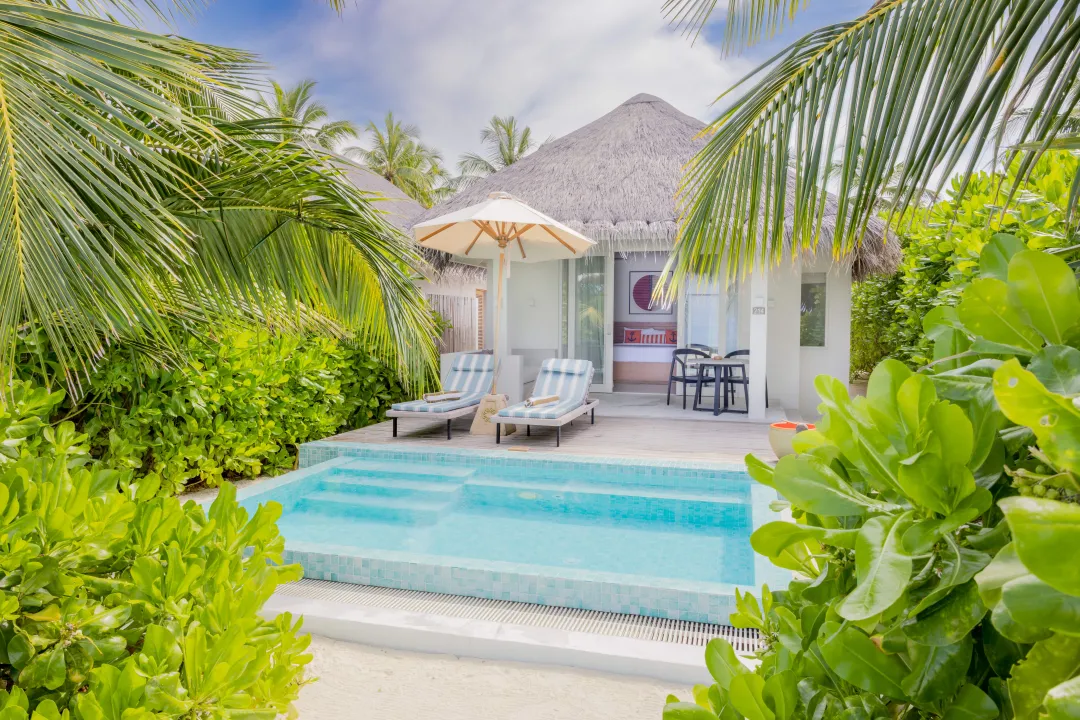 Beach Villa with Pool - Villa View