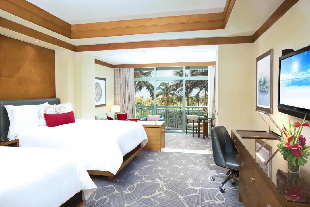 Ocean Suite 2 Queen Beds - Twin Bed