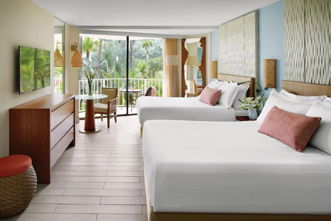 Premium Double Queen Terrace View - Bedroom