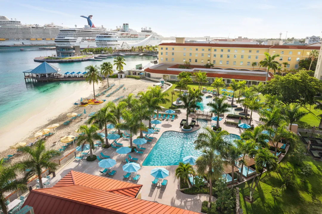 British Colonial Nassau - Pool Aerial View