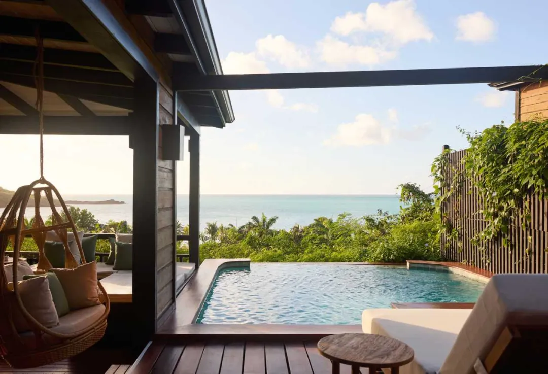 Hermitage Bay - Hillside Ocean Pool Villa -View
