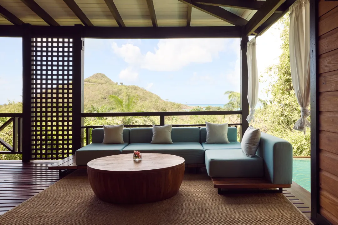 Hermitage Bay - Hillside Ocean Pool Villa -Terrace